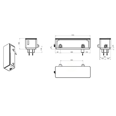 Гидравлическая стрелка Buderus WHY 80/60, 2.5м3/ч