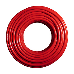 Труба из сшитого полиэтилена (PE-Xa) Usystems Radi Pipe PN10 32x4,4 в теплоизоляции 6 мм красной