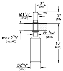 Дозатор для жидкого мыла Grohe Contemporary 40536000