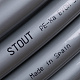 Труба (PE-XA) из сшитого полиэтилена с кислородным слоем Stout серая 20x2,8, SPX-0001-002028
