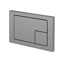 Кнопка смыва Cersanit CORNER, пластик хром матовый