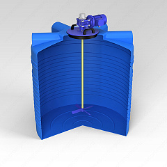 Емкость ЭкоПром Емкость ЭВЛ 1000 литров с лопастной мешалкой