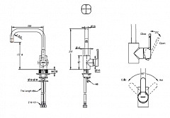 Смеситель для кухни Bravat Stream F73783C-1A