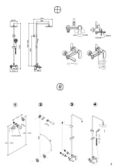 Душевая колонна Bravat Opal C F6125183CP-A1-RUS