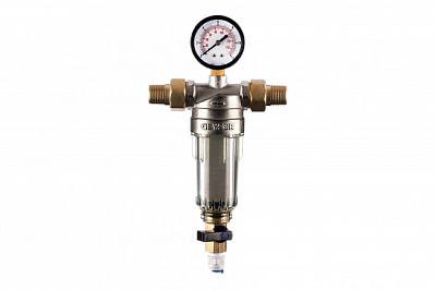 Фильтр Гейзер Бастион 113 - 1/2 с манометром