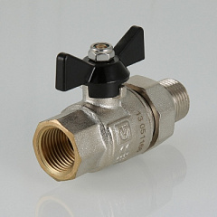 Кран шаровой VALTEC Perfect усиленный с полусгоном 3/4 ВН