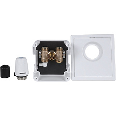 Блок регулирования температуры теплоносителя Stout для систем напольного отопления Multibox Мини RTL встраиваемый