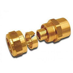 Соединитель KAN-therm свинчиваемый с внутренней резьбой, 25x3,5 G3/4 ВР