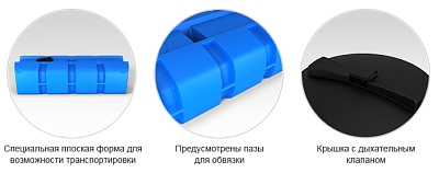 Емкость ЭкоПром AUTO 1000 литров