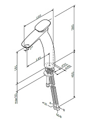 Высокий смеситель для раковины AM.PM Spirit 2.0 F70A92000