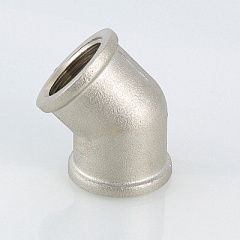 Угольник VALTEC 1/2 внутренняя резьба, 45 градусов, никелированная латунь