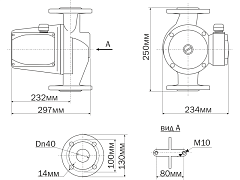 Циркуляционный насос Aquario AC 8-12,5-40F