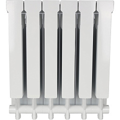 Алюминиевый секционный радиатор отопления Stout Vega 500 / 6 секций