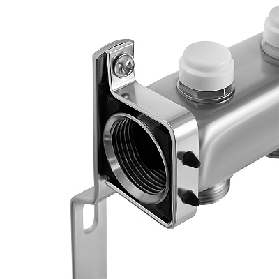 Коллекторный блок HOOBS , с термостатическими клапанами, 1 х 3/4 -8 вых .