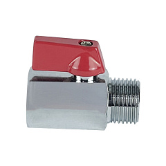 Кран шаровой Valfex MINI ВР1/4хНР1/4 никелированный