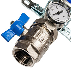 Коллектор Stout из нержавеющей стали в сборе с расходомерами 1/3/4x8, SMS 0907 000008