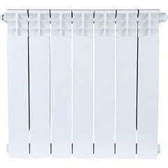 Биметаллический секционный радиатор отопления Stout Space Ventil 500 / 7 секций (нижнее правое)