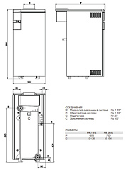 Напольный газовый котел отопления Sime RX 19 E