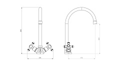 Смеситель для кухни Damixa Retro