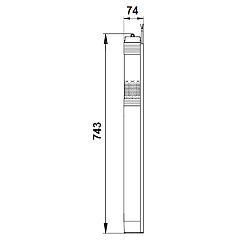 Скважинный насос Grundfos SQ 7-15