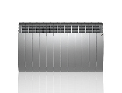Биметаллический секционный радиатор отопления Royal Thermo Biliner Satin Silver 500 / 12 секций