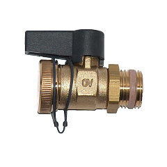 Кран шаровой Oventrop Optiflex KFE, DN 15 PN 16, с колпачком