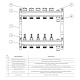 Коллектор Royal Thermo для теплого пола с расходомерами 1х3/4ЕК с 8 контурами