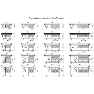 Внутрипольный конвектор с естественной конвекцией КЗТО Бриз 200х100х800