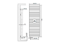 Биметаллический секционный радиатор отопления Royal Thermo PianoForte Tower Bianco Traffico 500 / 22 секции
