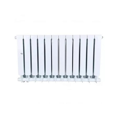 Биметаллический секционный радиатор отопления Stout Space Ventil 500 / 12 секций (нижнее правое)