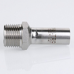 Вставка VALTEC резьбовая нерж. сталь с нар.р. 15х3/4