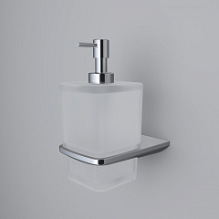 Диспенсер для жидкого мыла AM.PM Inspire 2.0 стеклянный с держателем A50A36900