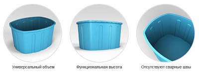 Ванна ЭкоПром 400 литров