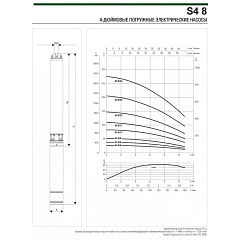 Скважинный насос DAB S4 8/4 1HP T 400/50 4OL