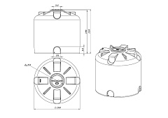 Емкость ЭкоПром TR 8000 литров