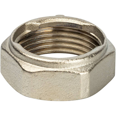 Разъемное соединение Stout с плоским уплотнением, никелированное 3/4, SDG-0019-010020