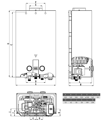 Газовая колонка Electrolux GWH 10 High Performance Eco