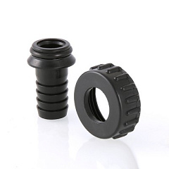 Накидная гайка VALTEC с штуцером для дренажного крана VT.430 3/4 Евроконус