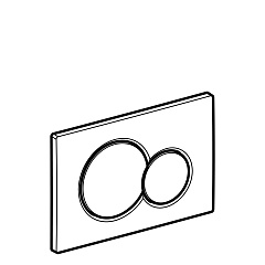 Кнопка смыва Geberit Sigma 01 двойной смыв, латунь 115.770.DT.5