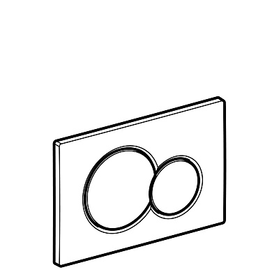 Кнопка смыва Geberit Sigma 01 двойной смыв, латунь 115.770.DT.5