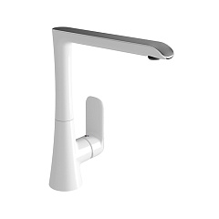 Смеситель для кухни IDDIS Calipso, белый/хром, на мойку