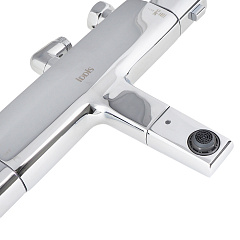 Смеситель для ванны/душа IDDIS Uniterm, хром, на стену