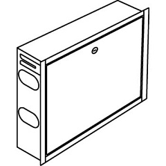 Монтажный шкаф Oventrop встраиваемый, стальной (350х400х145 мм)