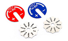 Коллектор UNI-FITT 410N НВ 3/4 4 х 1/2 Н 50мм с выходами под 90 , никелированный с вентилями