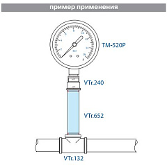 Бочонок резьбовой VALTEC 1/2 х 60 мм наружная резьба, никелированная латунь