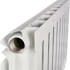 Алюминиевый секционный радиатор отопления Stout Alpha 350 / 10 секций