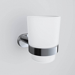 Стакан AM.PM Sense L стеклянный с держателем A7434300