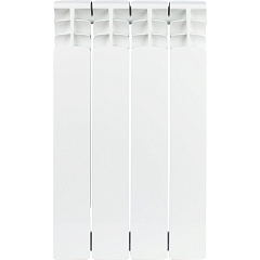 Биметаллический секционный радиатор отопления Stout Space 500 / 4 секции