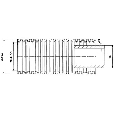 Труба гофрированная Valfex CorrugatedPipe 25x20,4 мм синяя