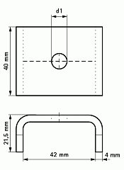 Шайба Walraven BIS Strut U-образная (BUP), 17 мм